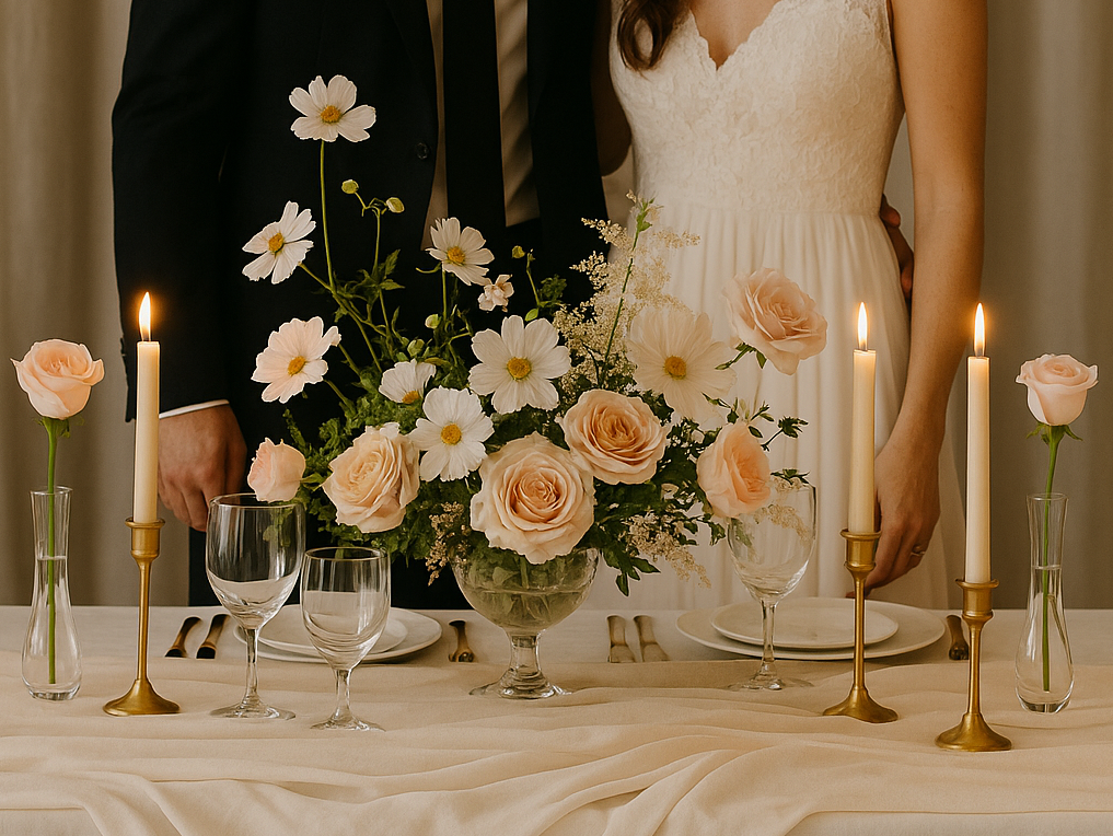 Wedding designer en Provence gérant la décoration de mariage avec confiance pour offrir sérénité et émotion aux couples.